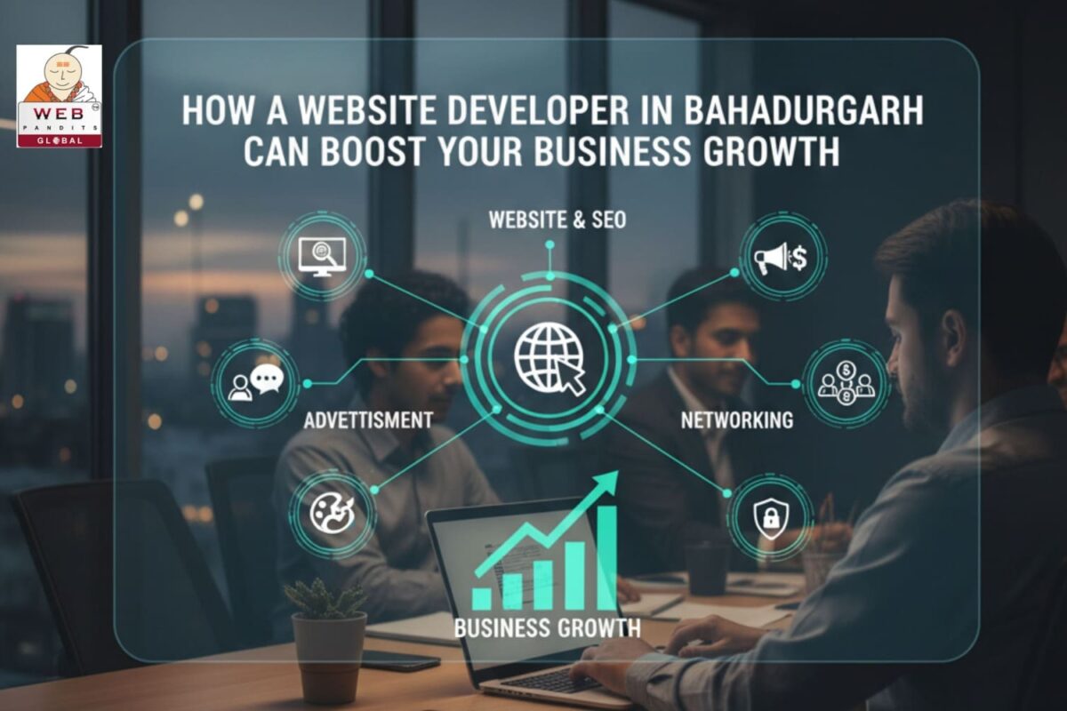 How a Website Developer in Bahadurgarh Can Boost Your Business Growth Website Developer in Bahadurgarh helping businesses grow online