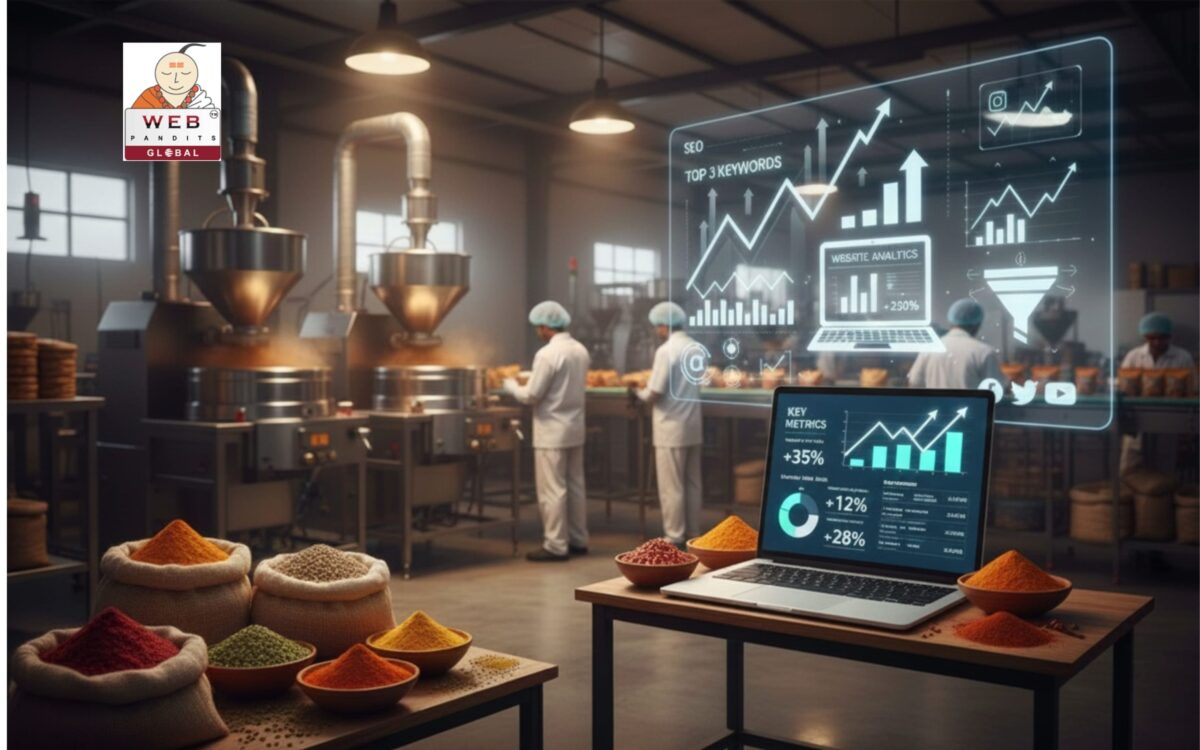 Prakash Masala Co. Pvt. Ltd. case study by Webpandit showcasing brand growth and digital transformation