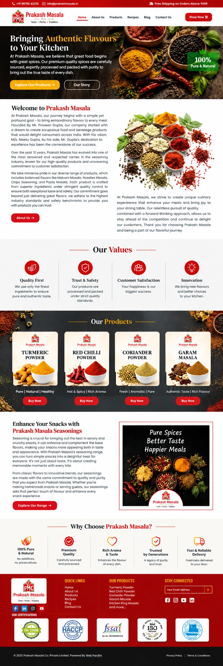 Paundi Website