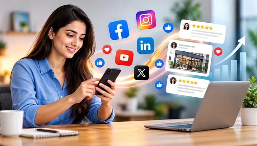 Use social media to support online reputation through customer reviews, engagement and brand trust